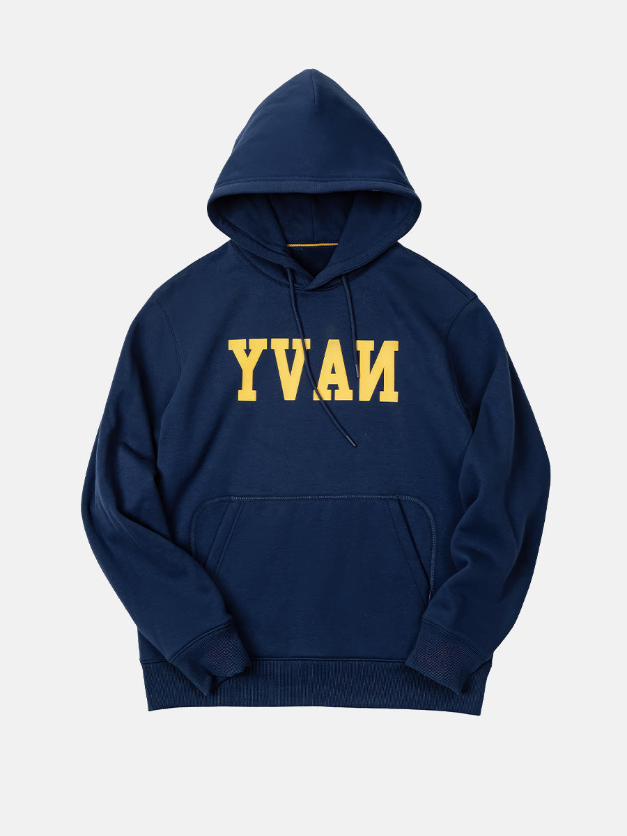 Navy Hoodie with Psychology Logo Small