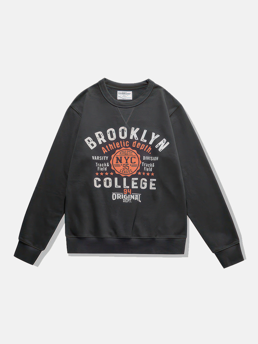 Brooklyn College Retro Sweatshirt - Main Image