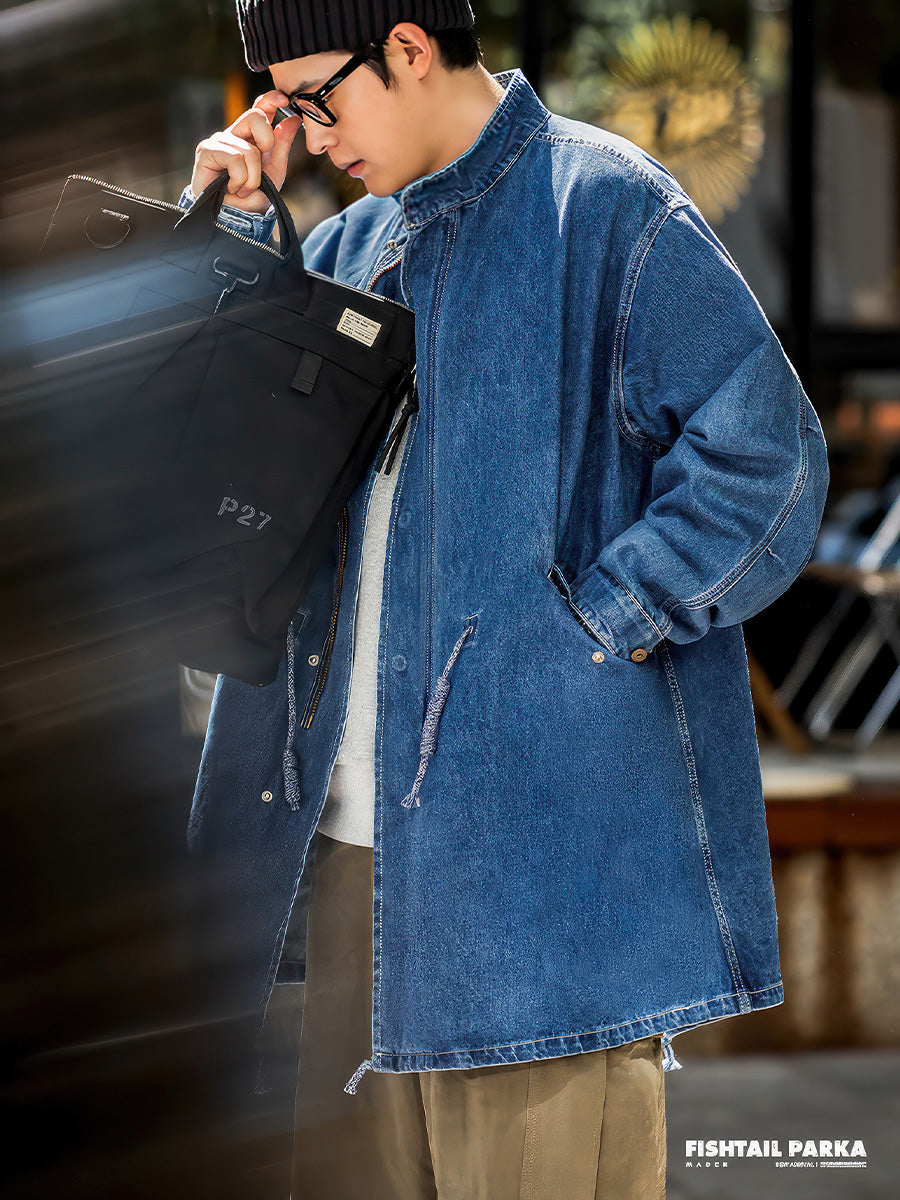 【Blue様売約済み】M-65 Fishtail Parka (vintage) Denim M65 Fishtail Parka