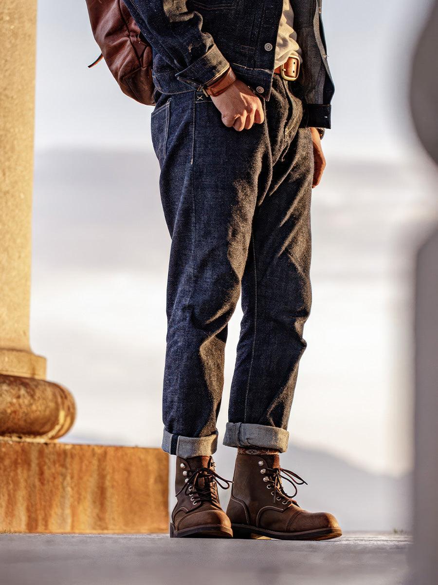 Iron Ranger With Jeans Red Wing Iron Ranger With Jeans Red Wing