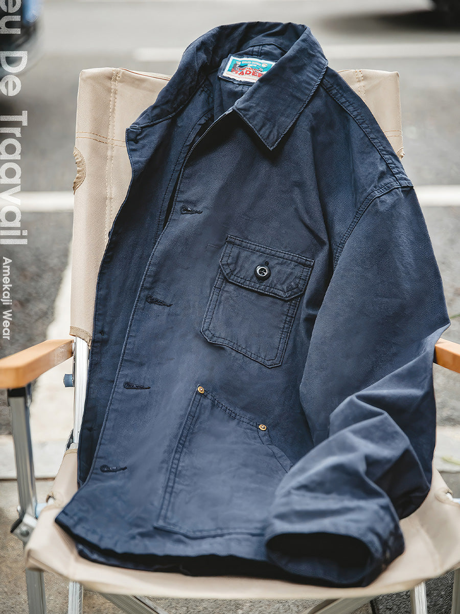 ジャケット・アウター French vintage antique cassock Antique ≈1920s French 'Solide' Buttons Black Cassock Jacket