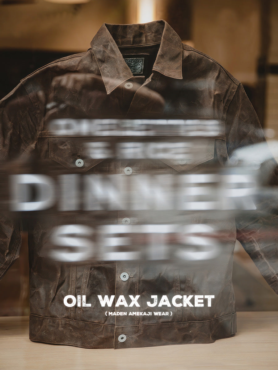 American Retro Oil Wax Jacket