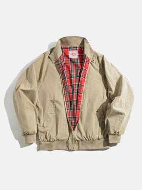 ジャケット・アウター Vintage switching short Harrington Jkt Britain Retro Harrington Jacket