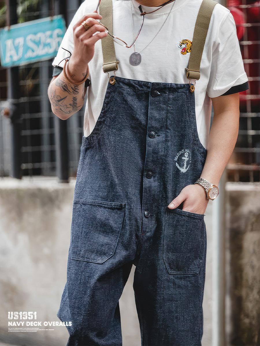 レア WESTOVERALLS NAVAL DENIM SUIT US NAVY Blue Military Uniform Work Coveralls Jumpsuits for sale | eBay